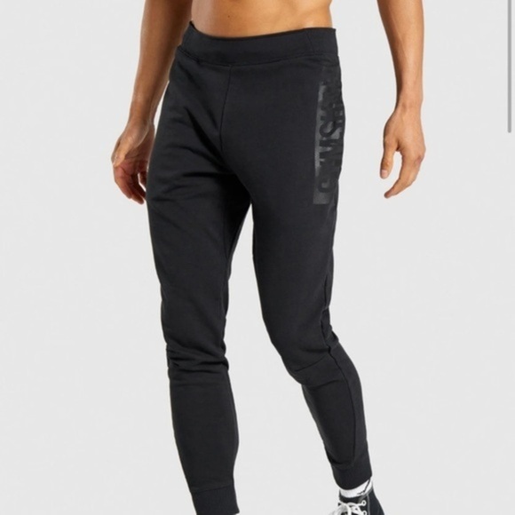 Gymshark Other - Gymshark men’s xl black BOLD JOGGERS slim fit